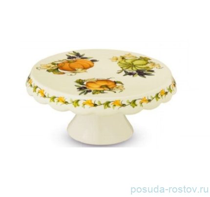 Тортница 32 см н/н &quot;Artigianato ceramico /Тыква&quot; / 156764