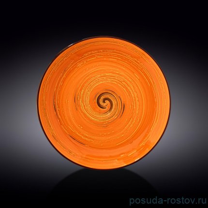 Тарелка 28 см оранжевая &quot;Spiral&quot; / 261576