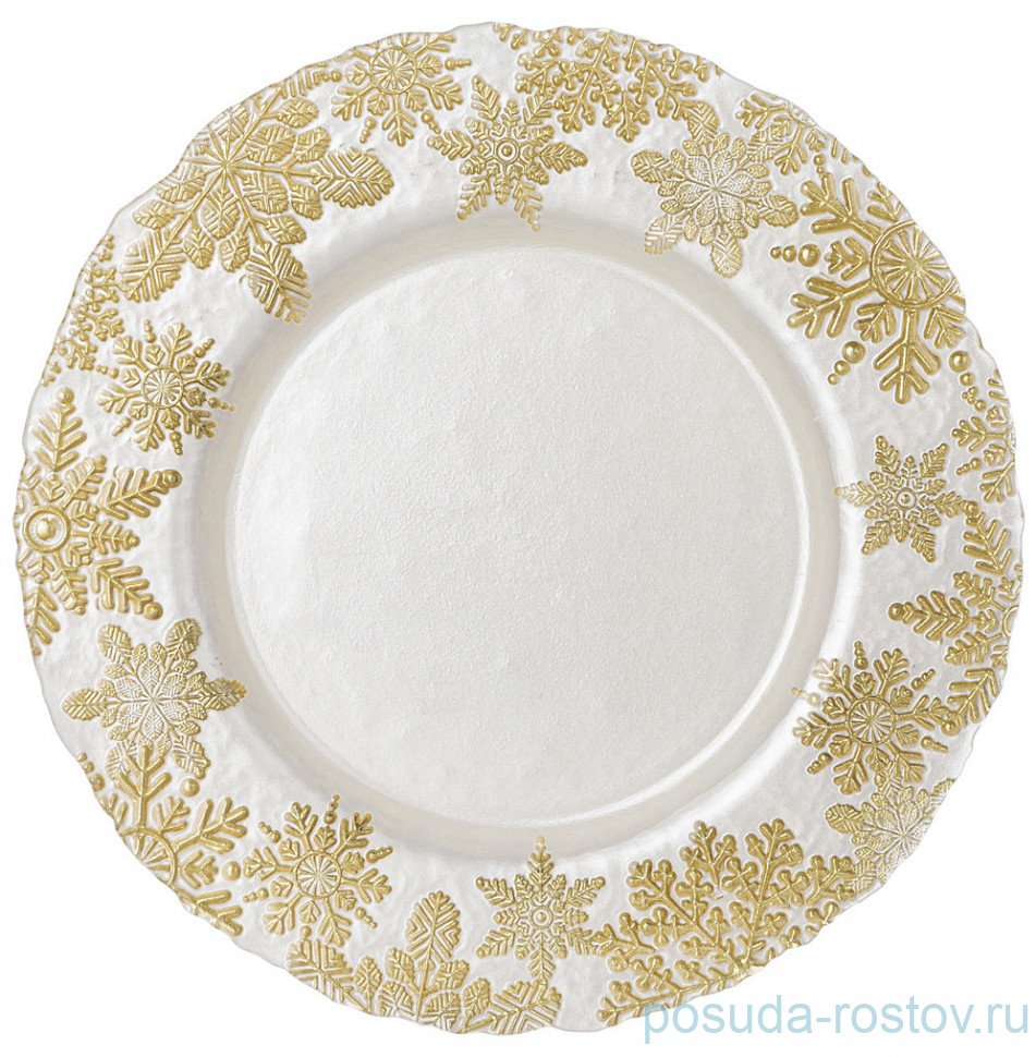 Тарелка 33 см "celebration white" / 291118