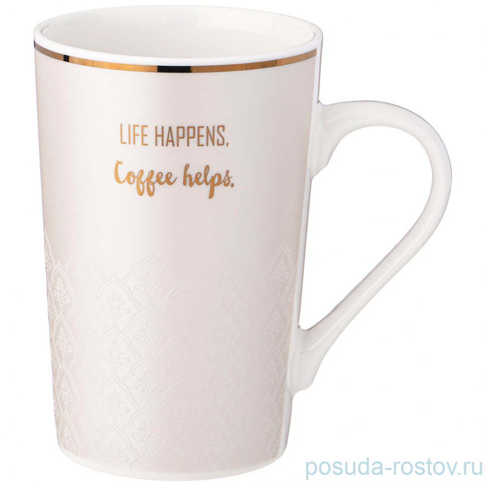 Кружка 435 мл "Charm /Life happens" / 337375