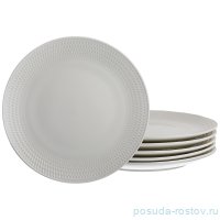 Набор тарелок 19 см 6 шт &quot;сетка /без декора&quot; / 195019