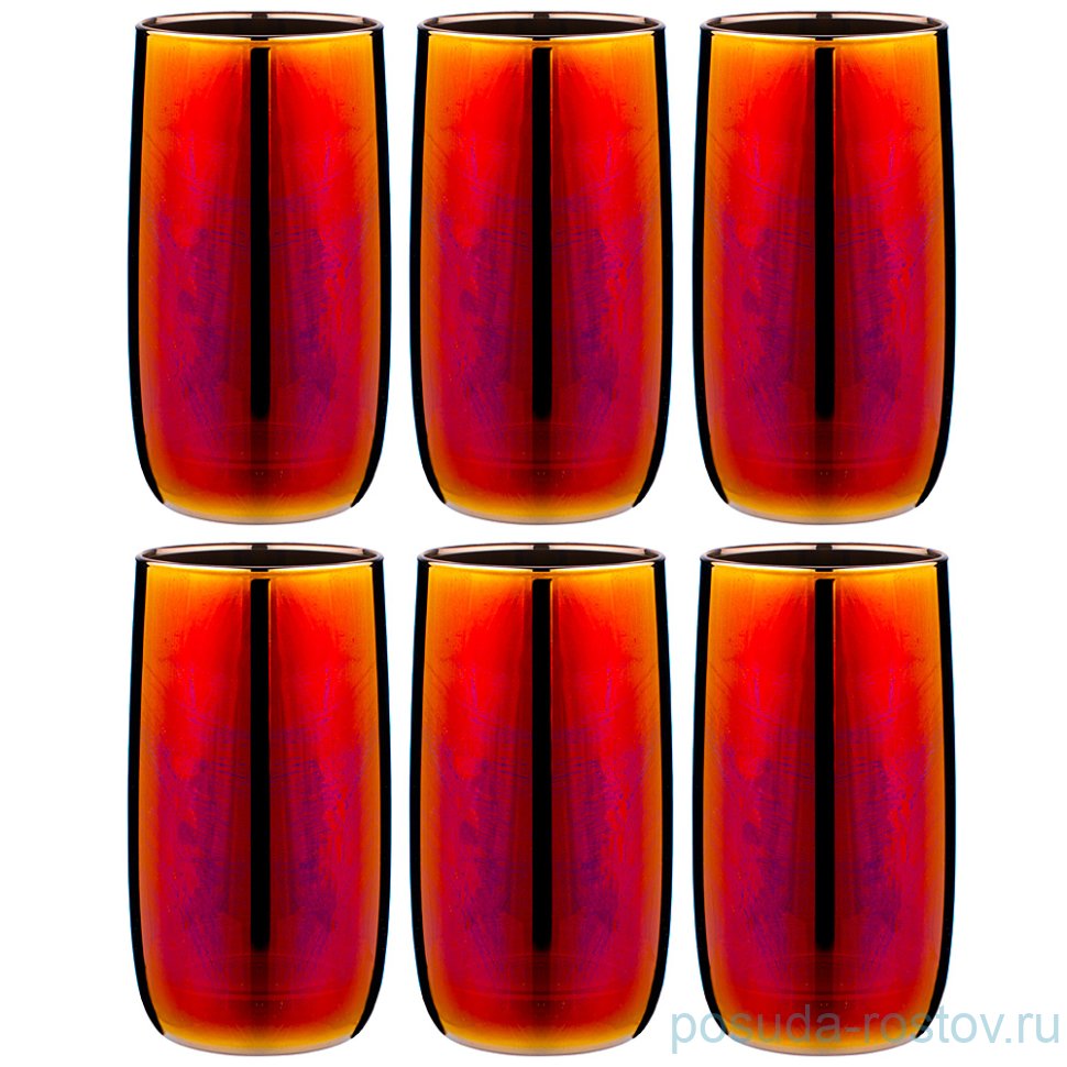 Стаканы для воды 330 мл 6 шт "Королевская фуксия" / 242100