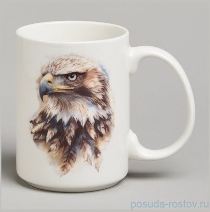 Кружка 500 мл 13,8 х 8,7 х 11,7 см &quot;Орел&quot; / 378425