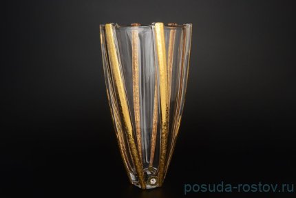 Ваза для цветов 30 см &quot;Инфинити /Золотой узор&quot; / 049086