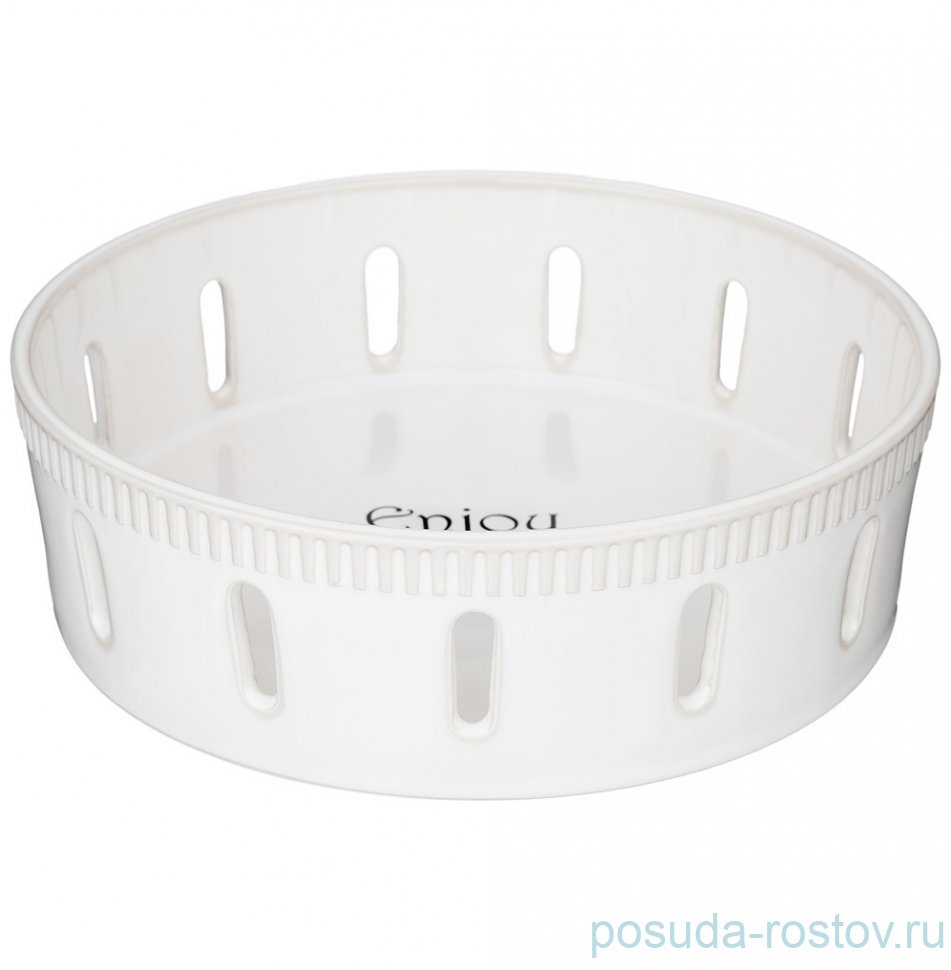 Конфетница 20 х 6,5 см белая "soul kitchen" / 301517 Конфетница 20 х 6,5 см белая "soul kitchen" / 301517