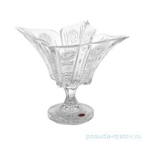 Ваза для фруктов 36 см &quot;Хрусталь резной /63686&quot;  / 060910