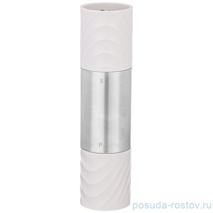 Мельница для соли и перца серая 2 в 1 agness / 346958