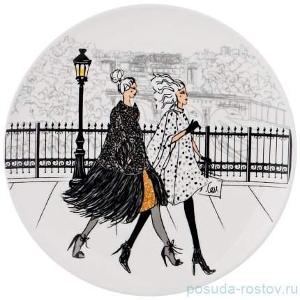 Тарелка 20,5 см 1 шт &quot;Fashion Queen&quot;  / 196761