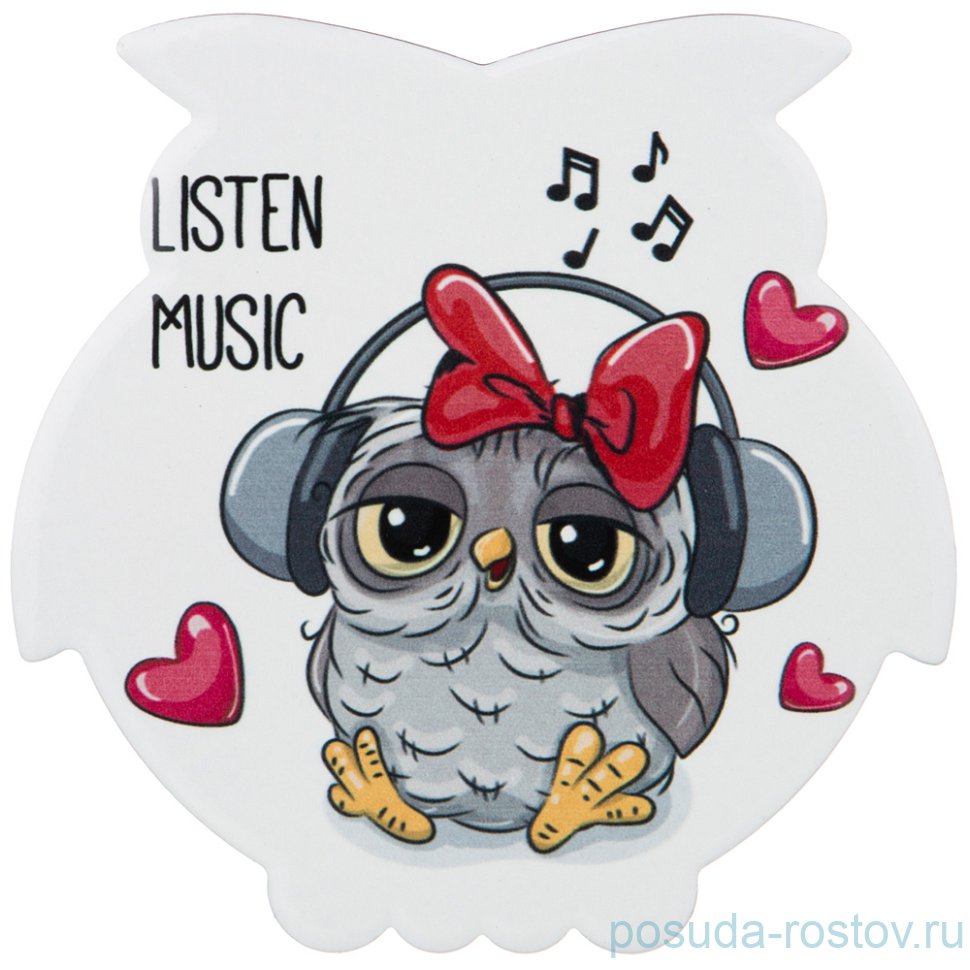 Подставка под горячее 11 х 11 см "Милые совята" / 225615