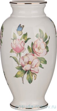 Ваза для цветов 42 см &quot;Ирис /Бабочки&quot; / 268975