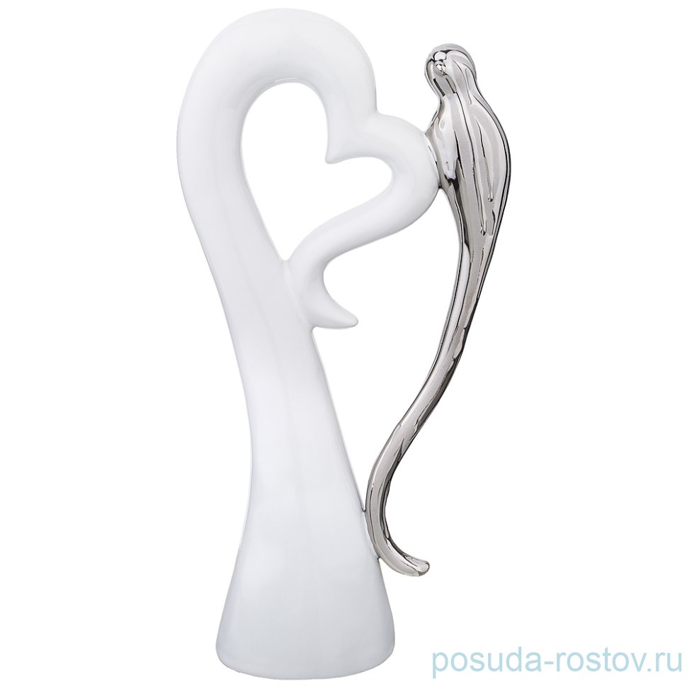 Статуэтка 15 х 7 х 32 см "Птички /Серебряная коллекция" / 193047