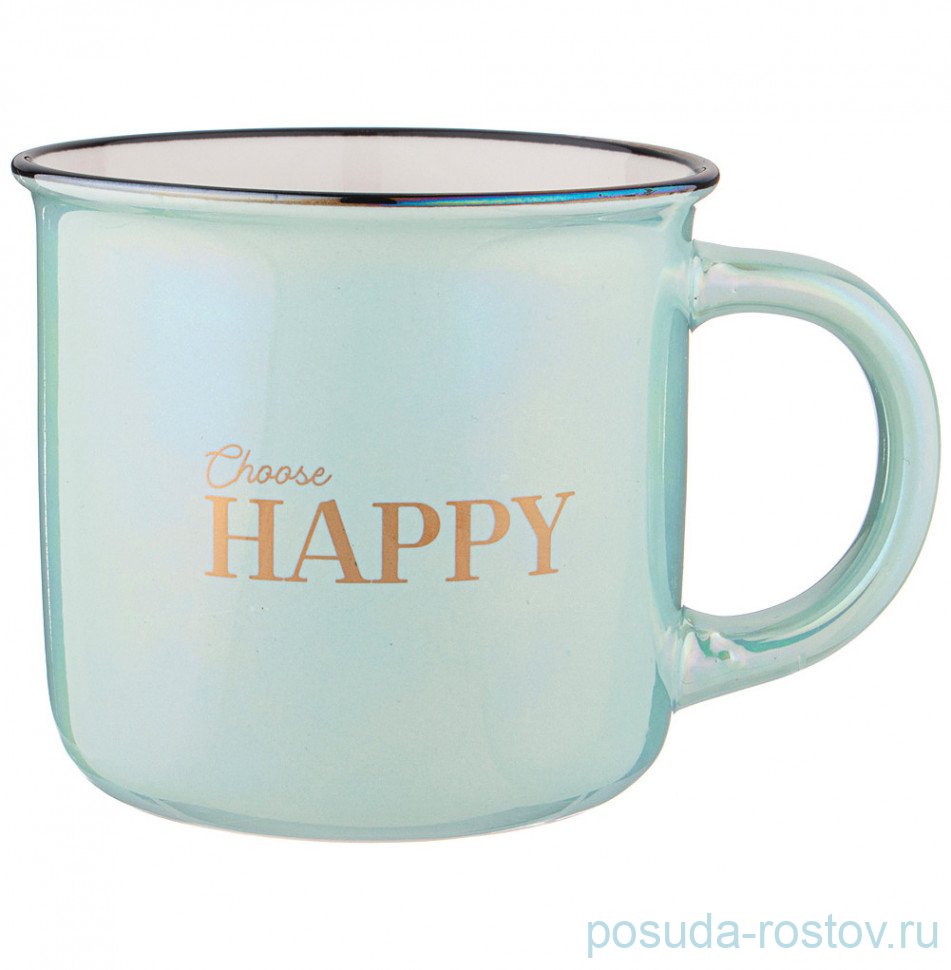 Кружка 355 мл "Break time /Choose Happy" / 301241