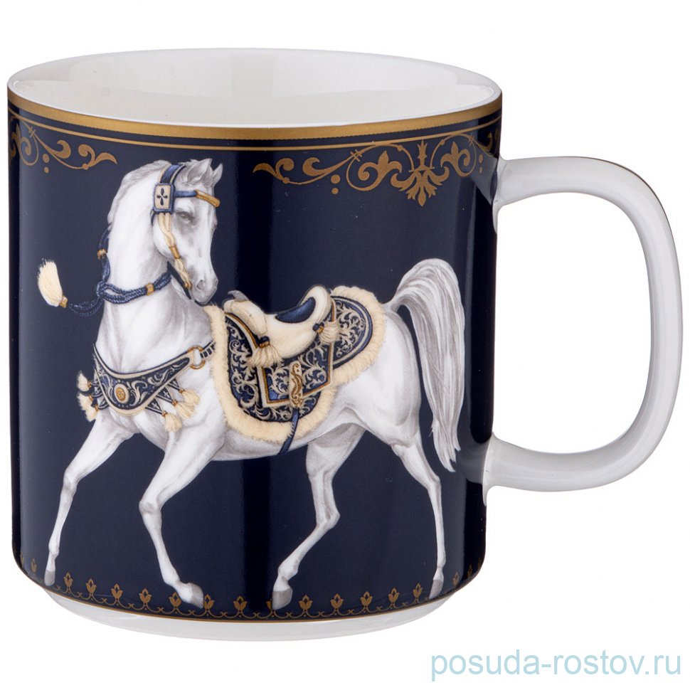 Кружка 400 мл "Horse club" / 344280