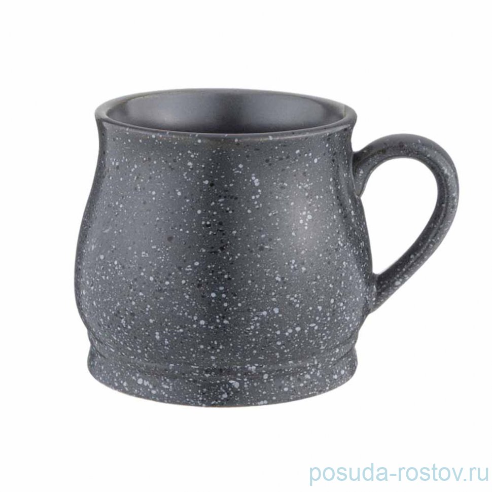 Кружка 250 мл тёмно-серая "Pastel" / 347132