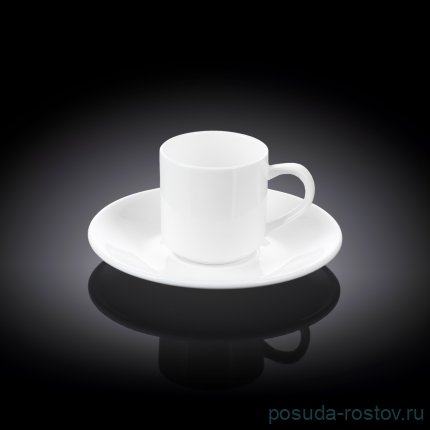 Набор кофейных пар 90 мл 4 шт &quot;Ilona&quot; / 260674