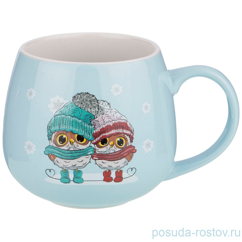 Кружка 370 мл "Милые совята /Голубая" / 224640 Кружка 370 мл "Милые совята /Голубая" / 224640