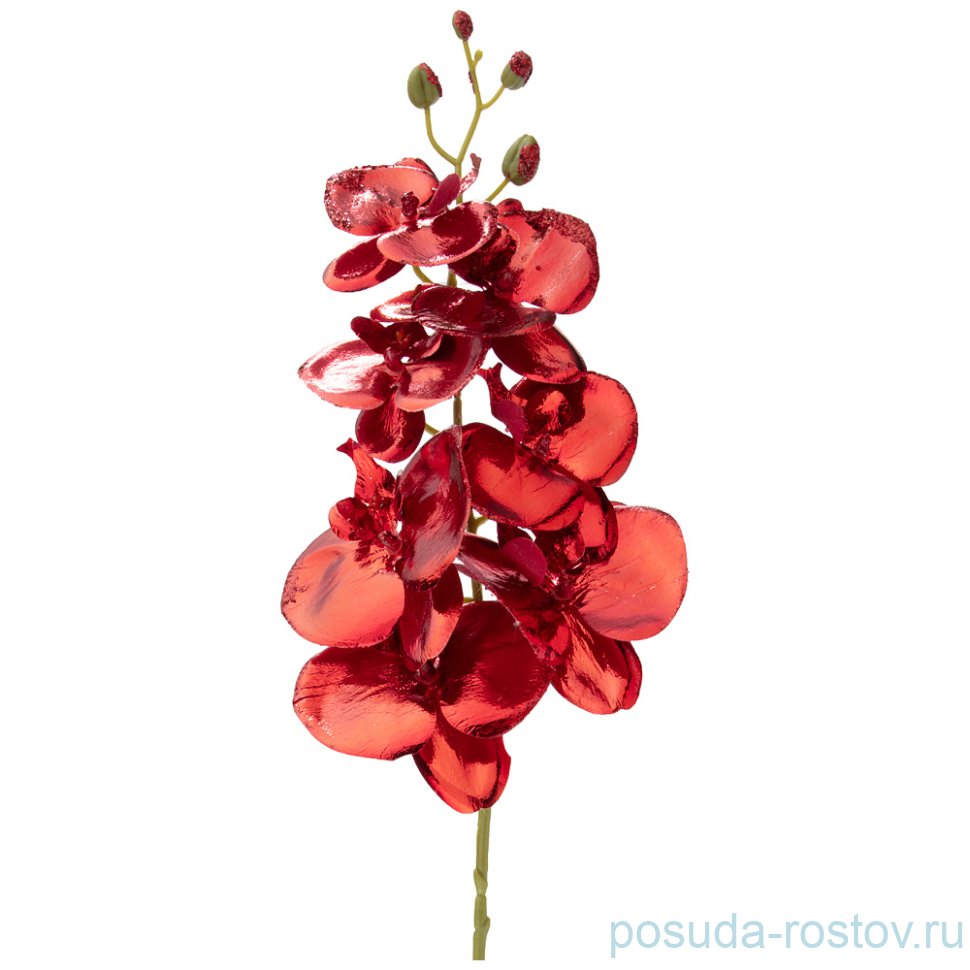 Цветок искусственный 76 см "Орхидея красная" / 215308