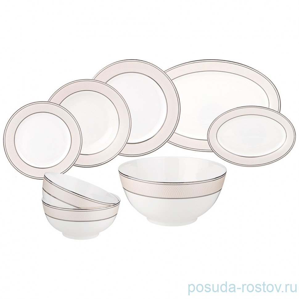 Столовый сервиз на 6 персон 23 предмета (без супника) "Infinity" / 275482 Столовый сервиз на 6 персон 23 предмета (без супника) "Infinity" / 275482