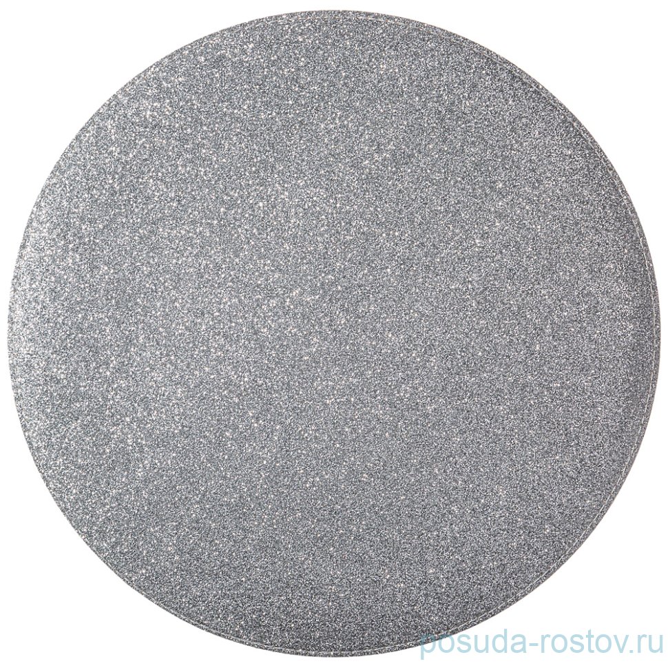 Подстановочная салфетка 33 см двухслойная "Феерия /Серебро" / 231604