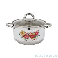 Кастрюля 16 х 9 см со стеклянной крышкой 1,9 л &quot;Agness /Торжество&quot; / 196283