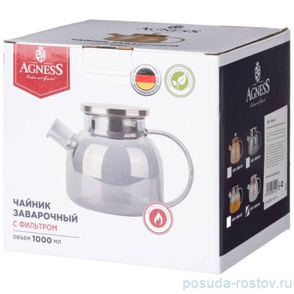 Заварочный чайник 1 л радужный &quot;Rainbow&quot; / 277236