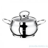 Кастрюля 12 х 6 см со стеклянной крышкой 600 мл &quot;SINGLE COOKWARE&quot; / 284386