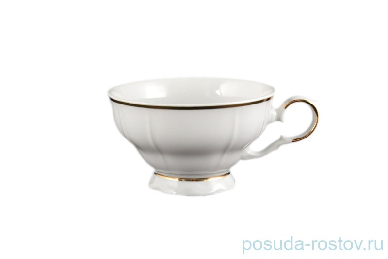 Чашка 155 мл 1шт  Bohemia Porcelan Moritz Zdekauer 1810 s.r.o. "Офелия /Золотая отводка" / 092006