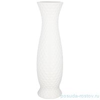 Ваза для цветов 58 см напольная &quot;Белая глазурь&quot; / 233285