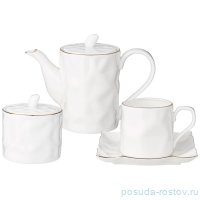 Чайный сервиз на 6 персон 14 предметов (без молочника) &quot;Раффл голд&quot; / 330227