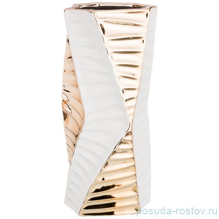 Ваза для цветов 31,5 см декоративная &quot;Золотая коллекция&quot; / 193101