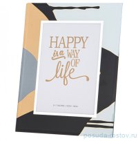 Фоторамка 20,5 х 25 х 1 см &quot;Happy is a way of life&quot; / 330125