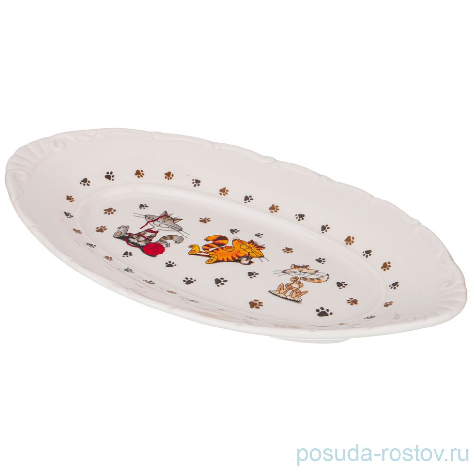 Блюдо 25,5 х 14,5 см овальное "Веселые друзья" / 214262