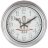 Часы настенные 31 см кварцевые круглые серебро &quot;CHEF KITCHEN&quot; / 197432