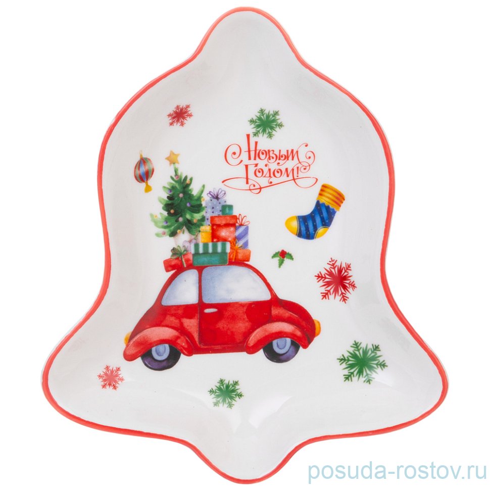 Тарелка 13 х 15 см колокольчик "winter story" / 264202