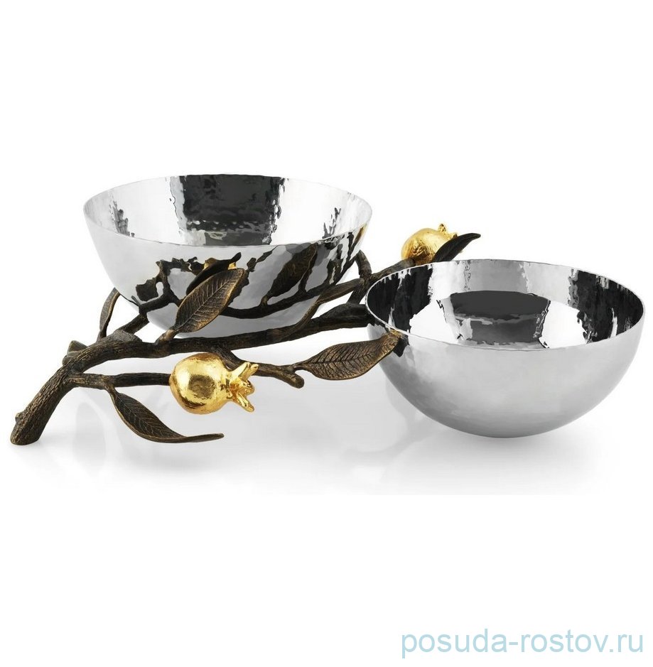 Менажница 26 х 22 см 2-х секционная "Pomegranate" / 342183