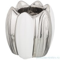 Ваза для цветов 9 х 9 х 10 см декоративная &quot;Серебряная коллекция&quot; / 193067