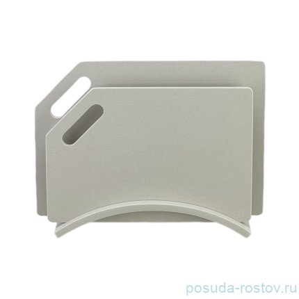 Набор разделочных досок 2 предмета на подставке &quot;Crispy Beige&quot; / 282948