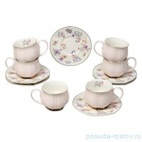 Чайный набор lefard времена года на 6 пер. 12 пр. 250 мл розовый / 365356