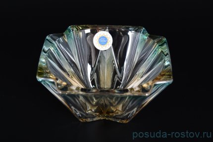 Ваза для конфет 14,5 см &quot;Метрополитэн /Янтарно-зелёная&quot; R-G / 114732