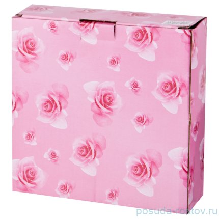 Набор тарелок 20 см 6 шт &quot;розовая роза&quot; / 189703