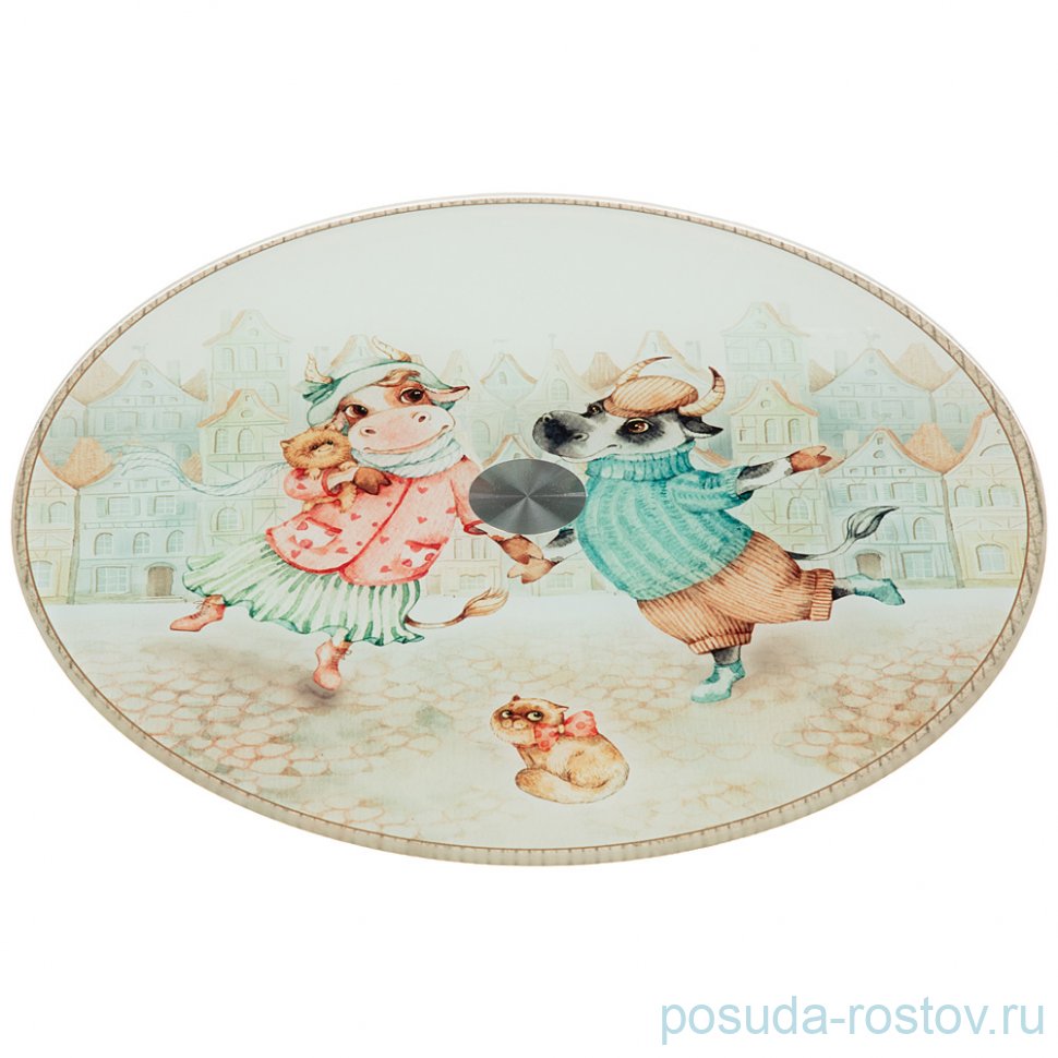 Блюдо 25 х 2,5 см вращающееся "Рандеву" / 224895