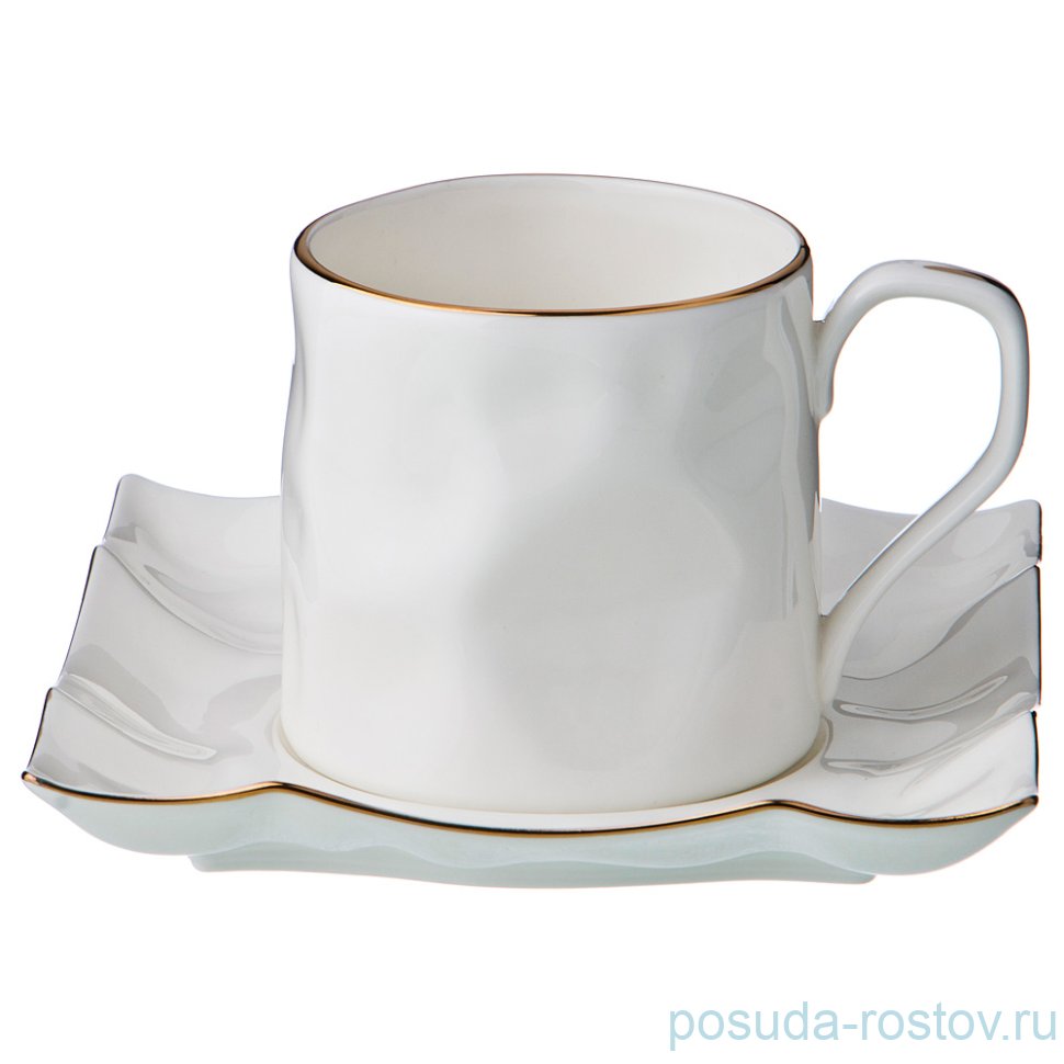 Чайная пара 250 мл 1 шт "раффл голд" / 197483