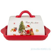 Маслёнка 20 х 12,5 х 10,5 см &quot;С Новым годом!&quot; / 215198