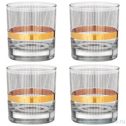 Стаканы для виски 380 мл 4 шт &quot;Allure&quot; / 332096