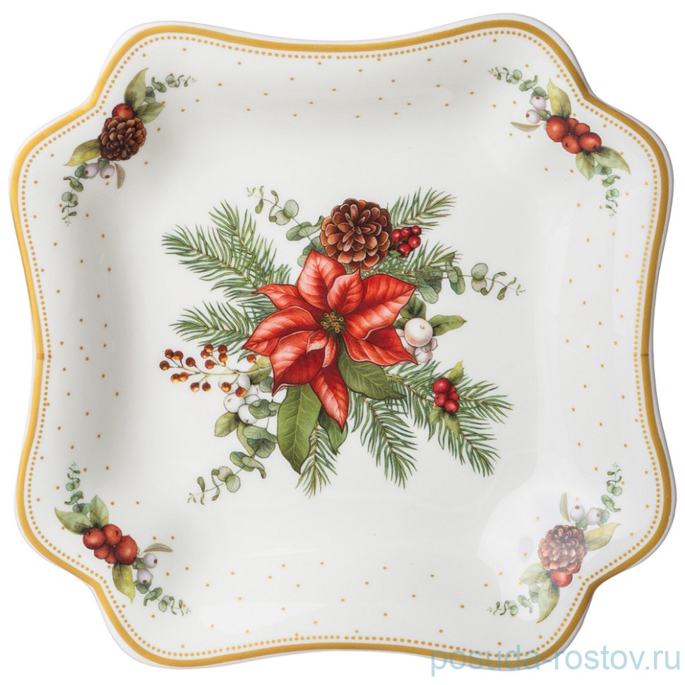 Блюдо 18 х 18 х 2,5 см квадратное "Celebration"  / 259995