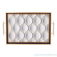 Поднос 31 х 43 см прямоугольный с ручками &quot;Dementia Koleksiyon&quot; / 341552