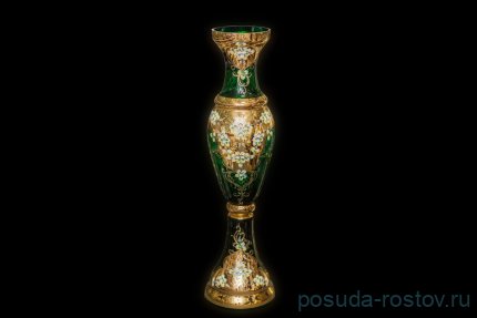 Ваза для цветов 100 см напольная &quot;Лепка зеленая&quot; / 034020