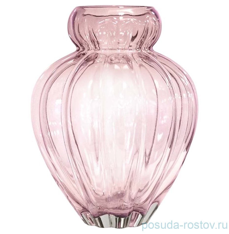 Ваза для цветов 20 см розовая "Audrey" / 366213 Ваза для цветов 20 см розовая "Audrey" / 366213