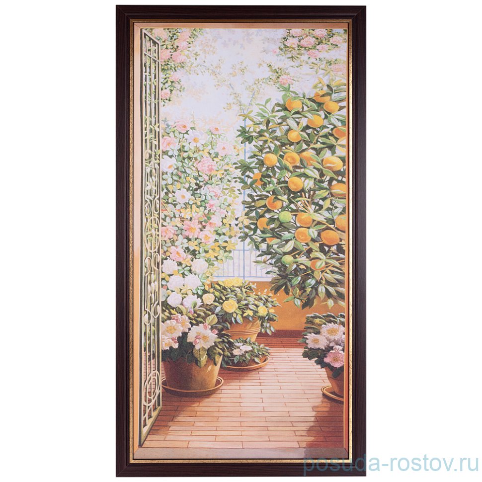 Картина 50 х 100 см /рамка цвета венге с золотой окантовкой / 262830 Картина 50 х 100 см /рамка цвета венге с золотой окантовкой / 262830