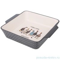 Блюдо для запекания 29,5 х 25,7 см квадратное с руками 3,1 л &quot;Family farm&quot; / 331822